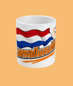 Oranje WK mok “Aanvalluhh!!” – Grappige Nederland supporters mok
