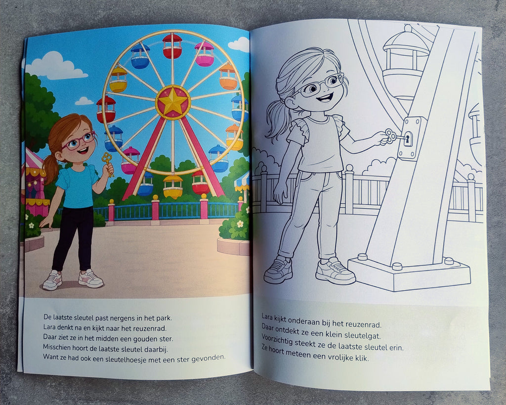 Gepersonaliseerd kinderkleurboek