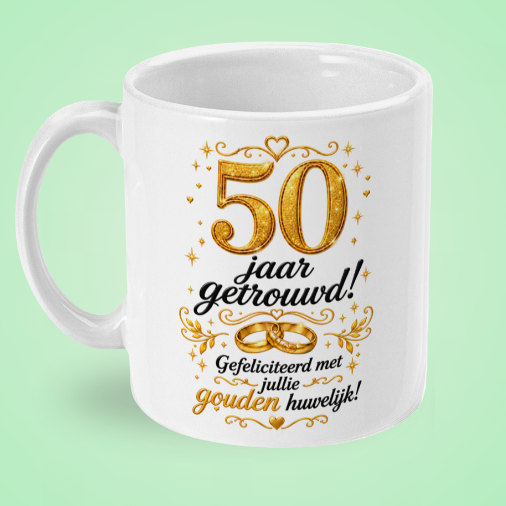 Mok 50 jaar getrouwd ‘Gefeliciteerd met jullie gouden huwelijk’