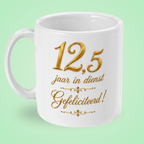 Mok ‘12,5 jaar in dienst, gefeliciteerd!’ – goud