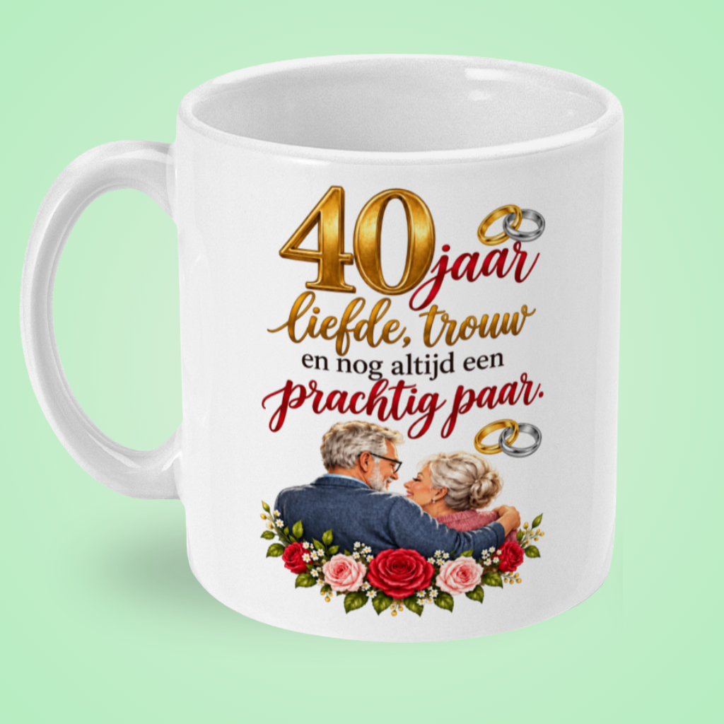 Mok 40 jaar huwelijk ‘Nog altijd een prachtig paar’