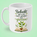 Mok ‘Bedankt dat u mij heeft laten groeien’ voor de juf