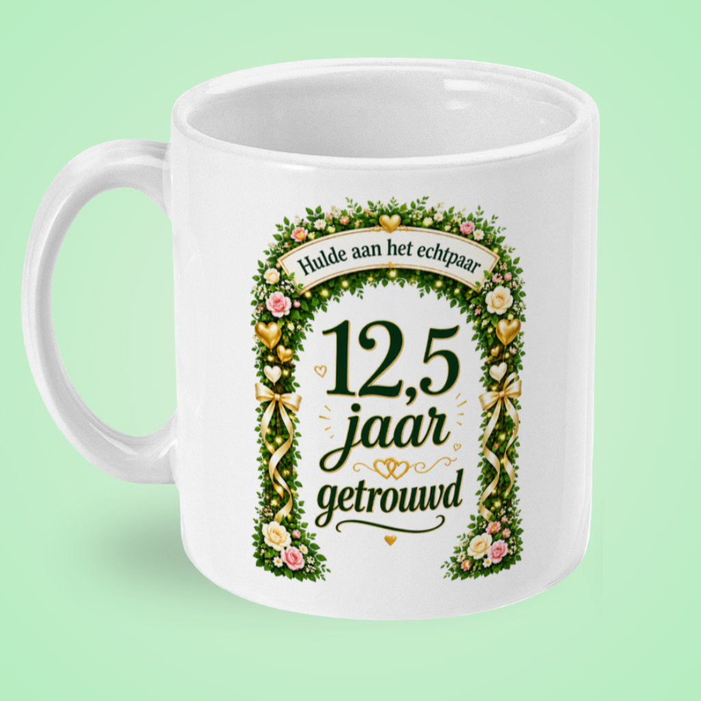 Mok 12,5 jaar getrouwd ‘Hulde aan het echtpaar’