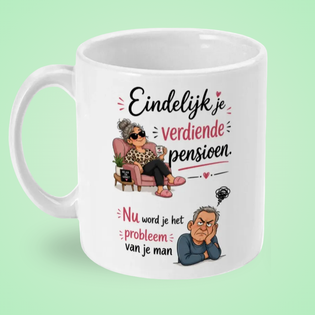 Pensioen mok voor vrouwen – Eindelijk je verdiende pensioen, nu word je het probleem van je man