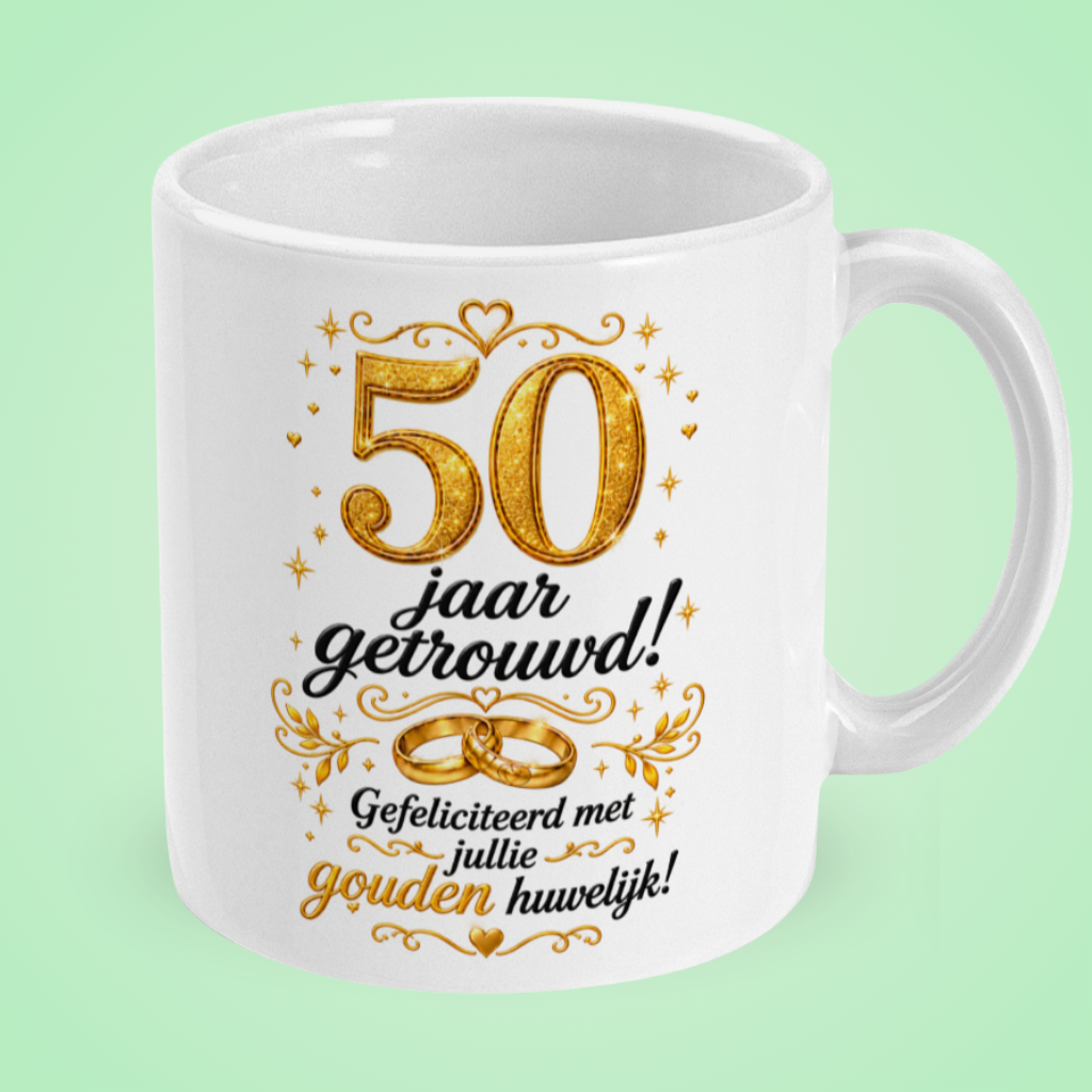 Mok 50 jaar getrouwd ‘Gefeliciteerd met jullie gouden huwelijk’