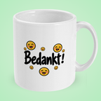 Mok ‘Bedankt!’ met smileys