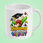 Diplomamok ‘Je bent een topper!’ met diploma