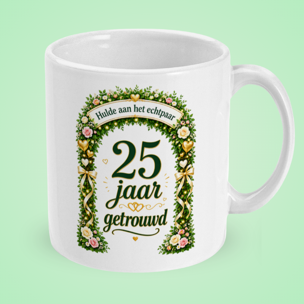 Mok 25 jaar getrouwd ‘Hulde aan het echtpaar’